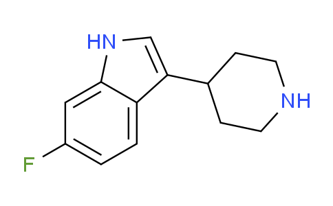 CAS No. 76315-55-4, 6-Fluoro-3-piperidin-4-yl-1H-indole
