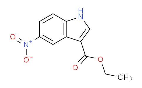CAS No. 91090-94-7, ethyl 5-nitro-1H-indole-3-carboxylate