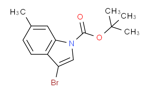 CAS No. 914349-34-1, tert-butyl 3-bromo-6-methyl-1H-indole-1-carboxylate
