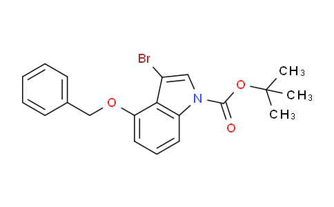 CAS No. 914349-26-1, 1-Boc-4-Benzyloxy-3-bromoindole