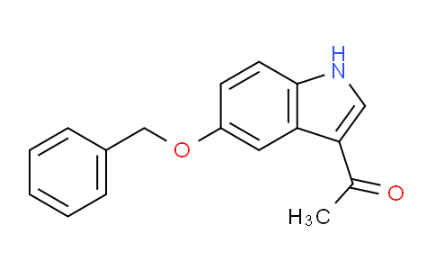 CAS No. 93315-84-5, 1-(5-(benzyloxy)-1H-indol-3-yl)ethan-1-one