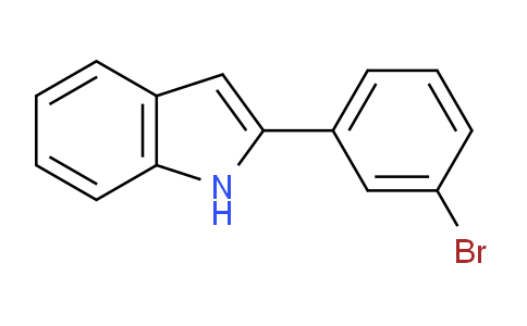 CAS No. 93716-78-0, 2-(3-bromophenyl)-1H-indole