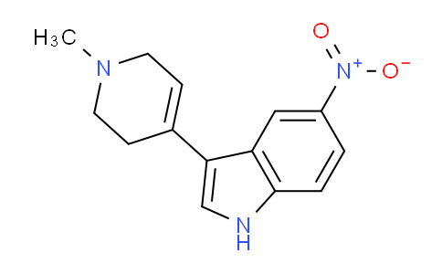CAS No. 106516-27-2, 3-(1-methyl-1,2,3,6-tetrahydropyridin-4-yl)-5-nitro-1H-indole