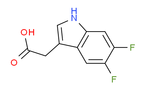 CAS No. 126030-73-7, 2-(5,6-Difluoro-1H-indol-3-yl)acetic acid