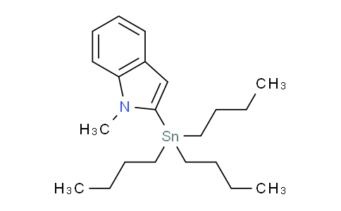 CAS No. 157427-46-8, 1-Methyl-2-(tributylstannyl)-1H-indole