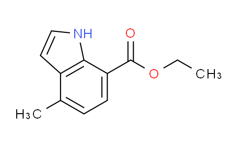 CAS No. 1314077-71-8, ethyl 4-methyl-1H-indole-7-carboxylate