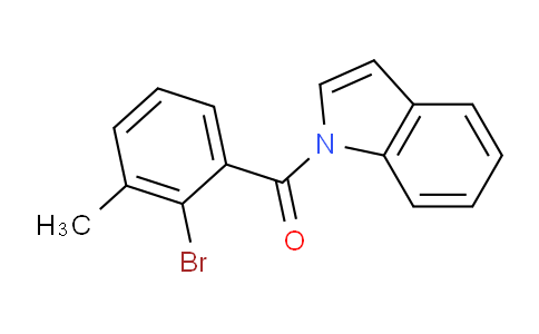 CAS No. 1319196-90-1, (2-bromo-3-methylphenyl)(1H-indol-1-yl)methanone
