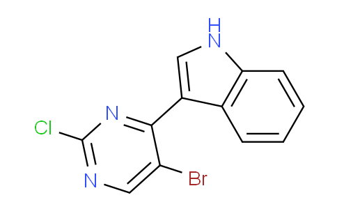 CAS No. 1356962-87-2, 3-(5-Bromo-2-chloropyrimidin-4-yl)-1H-indole