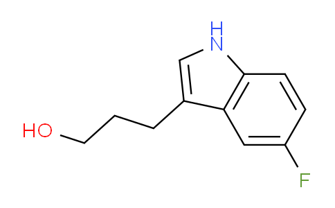 CAS No. 141071-80-9, 3-(5-Fluoro-1H-indol-3-yl)propan-1-ol