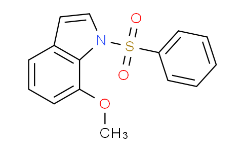 CAS No. 146073-32-7, 1-Benzenesulfonyl-7-methoxy-1H-indole