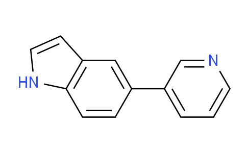 CAS No. 144104-49-4, 5-Pyridin-3-yl-1H-indole