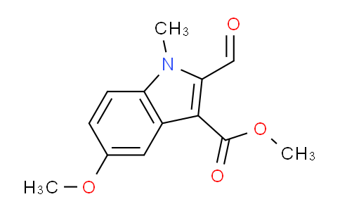 CAS No. 152593-20-9, methyl 2-formyl-5-methoxy-1-methyl-1H-indole-3-carboxylate