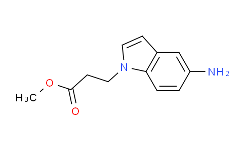 CAS No. 168166-75-4, methyl 3-(5-amino-1H-indol-1-yl)propanoate