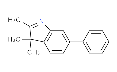 CAS No. 180003-61-6, 2,3,3-trimethyl-6-phenyl-3H-indole