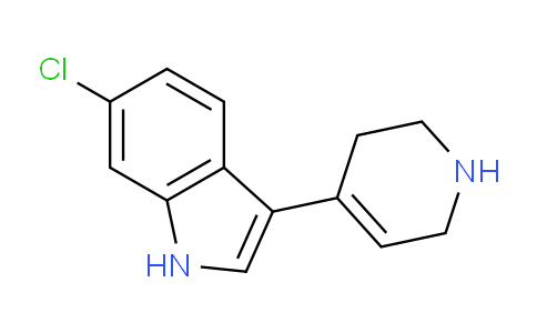 CAS No. 180160-77-4, 6-Chloro-3-(1,2,3,6-tetrahydro-pyridin-4-yl)-1H-indole