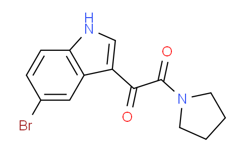 CAS No. 199658-92-9, 1-(5-bromo-1H-indol-3-yl)-2-(pyrrolidin-1-yl)ethane-1,2-dione