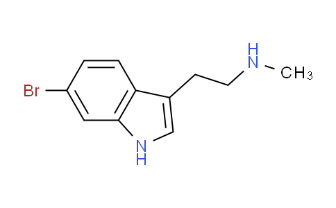 CAS No. 209169-05-1, 2-(6-bromo-1H-indol-3-yl)-N-methylethan-1-amine