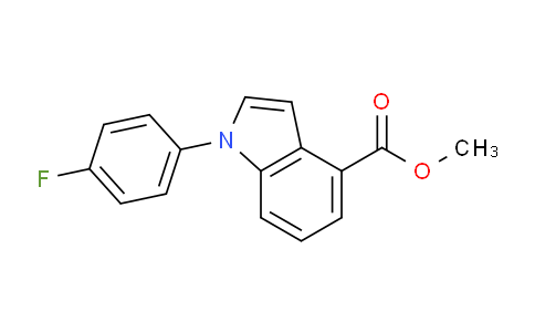 CAS No. 206767-65-9, methyl 1-(4-fluorophenyl)-1H-indole-4-carboxylate
