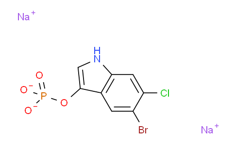 CAS No. 404366-59-2, Sodium 5-bromo-6-chloro-1H-indol-3-yl phosphate