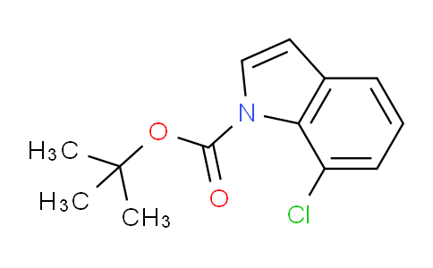 CAS No. 1004558-41-1, tert-butyl 7-chloro-1H-indole-1-carboxylate