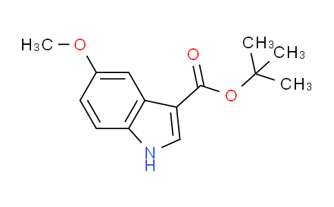 CAS No. 1033265-55-2, tert-Butyl 5-methoxy-1H-indole-3-carboxylate