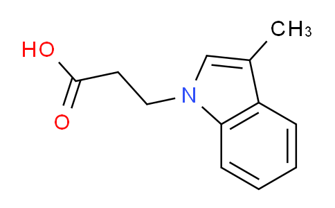 CAS No. 57662-47-2, 3-(3-Methyl-1H-indol-1-yl)propanoic acid