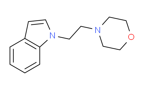 CAS No. 72395-48-3, 4-(2-(1H-Indol-1-yl)ethyl)morpholine