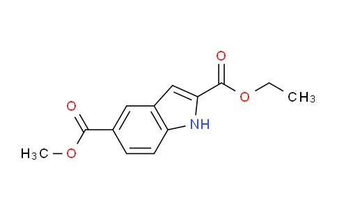 CAS No. 884494-66-0, Indole-2,5-dicarboxylic acid-2-ethyl ester-5-methyl ester
