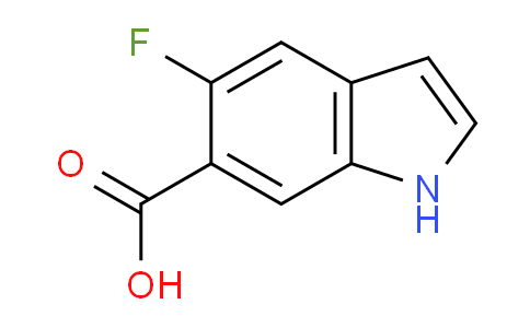 CAS No. 908600-74-8, 5-fluoro-1H-indole-6-carboxylic acid