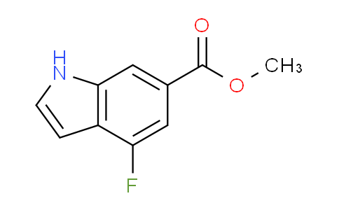 CAS No. 885518-27-4, Methyl 4-fluoro-1H-indole-6-carboxylate