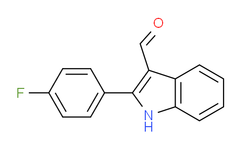 CAS No. 70093-12-8, 2-(4-Fluorophenyl)-1H-indole-3-carbaldehyde