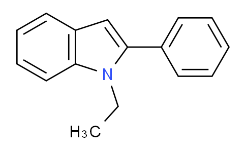 CAS No. 13228-39-2, 1-Ethyl-2-phenyl-1H-indole