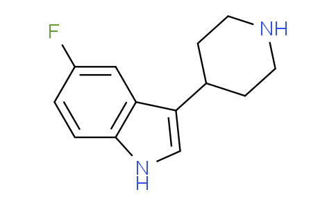 CAS No. 149669-43-2, 5-Fluoro-3-(piperidin-4-yl)-1H-indole