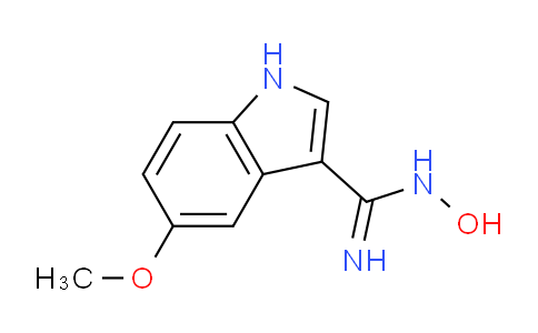 CAS No. 889943-79-7, N-hydroxy-5-methoxy-1H-indole-3-carboximidamide