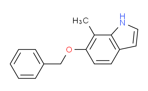 CAS No. 1000343-99-6, 6-(Benzyloxy)-7-methyl-1H-indole