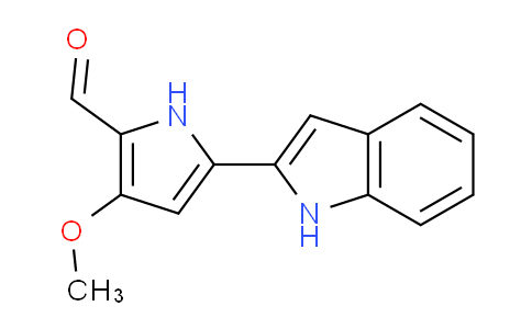 CAS No. 803712-70-1, 5-(1H-indol-2-yl)-3-methoxy-1H-pyrrole-2-carbaldehyde