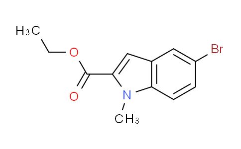 CAS No. 91844-20-1, Ethyl 5-bromo-1-methyl-1H-indole-2-carboxylate