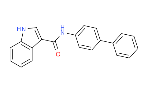 CAS No. 930964-79-7, N-([1,1'-Biphenyl]-4-yl)-1H-indole-3-carboxamide
