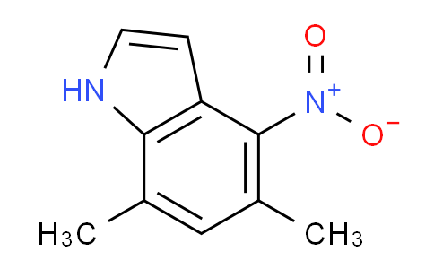 CAS No. 1190314-35-2, 5,7-dimethyl-4-nitro-1H-indole