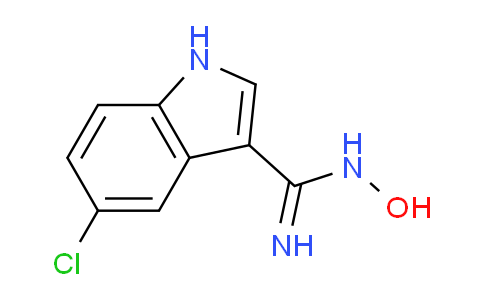 CAS No. 914349-02-3, 5-chloro-N-hydroxy-1H-indole-3-carboximidamide