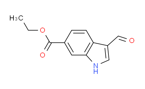 CAS No. 927181-97-3, ethyl 3-formyl-1H-indole-6-carboxylate