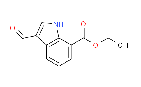 CAS No. 927181-98-4, ethyl 3-formyl-1H-indole-7-carboxylate