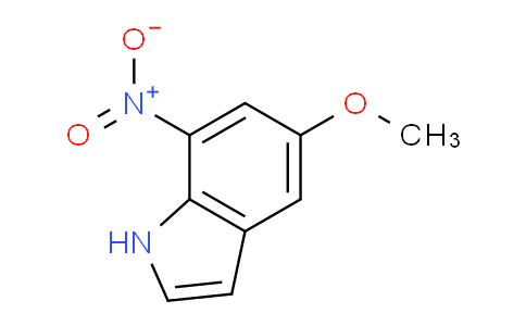 CAS No. 10553-10-3, 5-methoxy-7-nitro-1H-indole