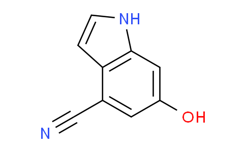 CAS No. 1082040-53-6, 6-hydroxy-1H-indole-4-carbonitrile