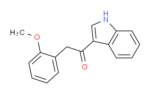 CAS No. 1097087-10-9, 1-(1H-indol-3-yl)-2-(2-methoxyphenyl)ethan-1-one