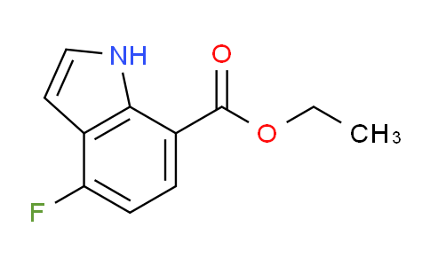 CAS No. 1196048-19-7, Ethyl 4-fluoro-1H-indole-7-carboxylate