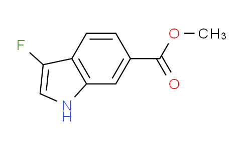 CAS No. 1252782-39-0, methyl 3-fluoro-1H-indole-6-carboxylate