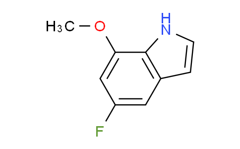 CAS No. 1227561-74-1, 5-fluoro-7-methoxy-1H-indole