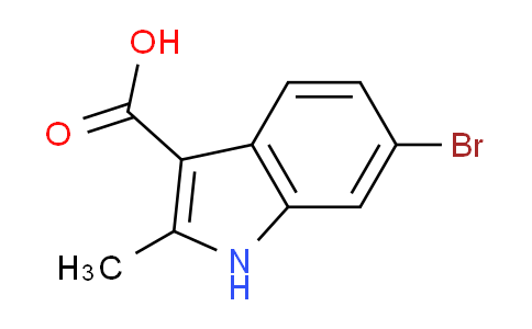 CAS No. 1260383-60-5, 6-bromo-2-methyl-1H-indole-3-carboxylic acid