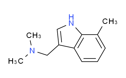 CAS No. 13712-78-2, N,N-Dimethyl-1-(7-methyl-1H-indol-3-yl)methanamine